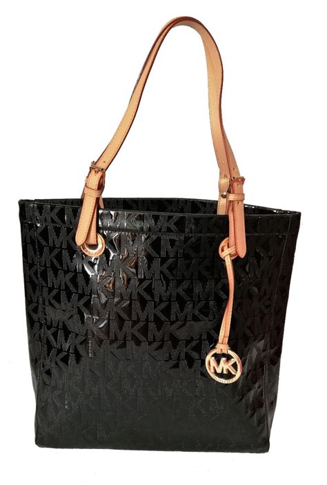 bolsa michael kors negra charol|michael kors bolso negro.